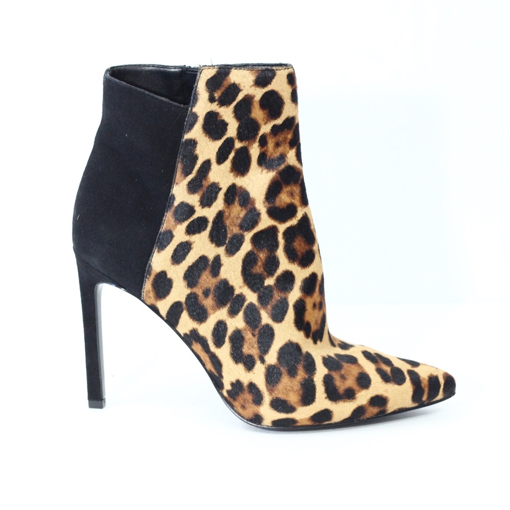 Nine West Leopard Print Boots New Stiletto Heel